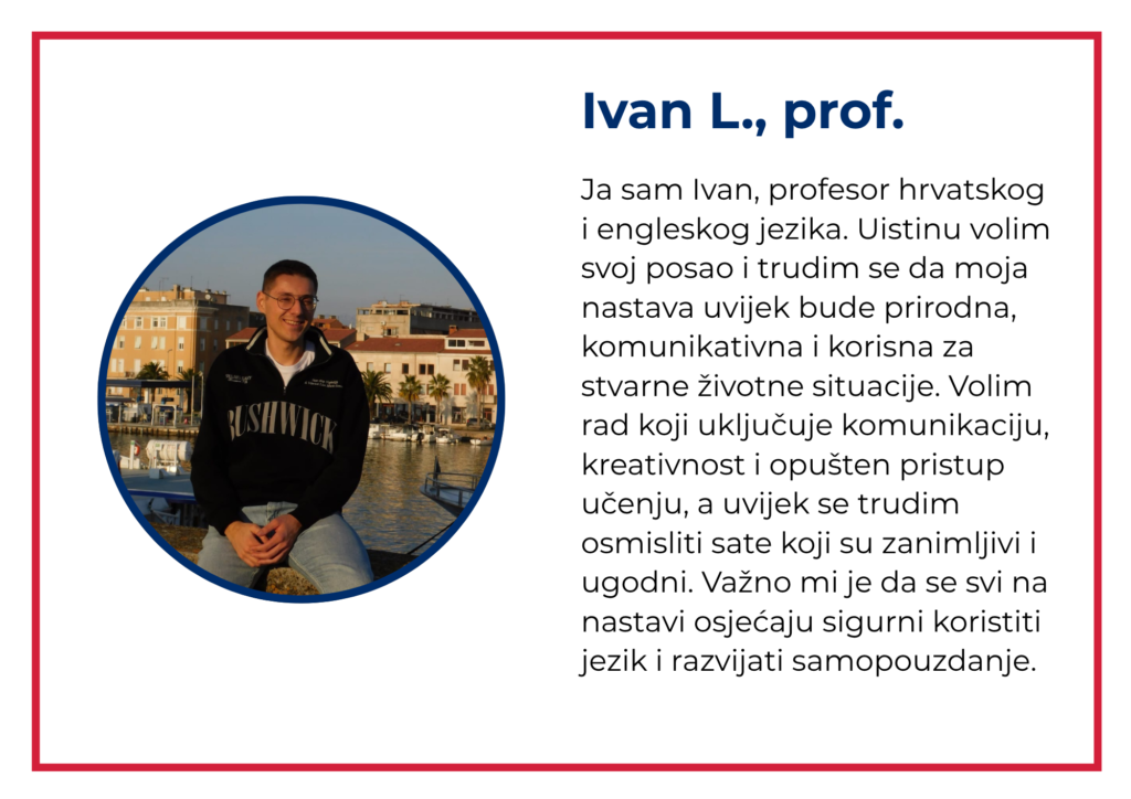 Profesor koji vodi tečaj engleskog jezika